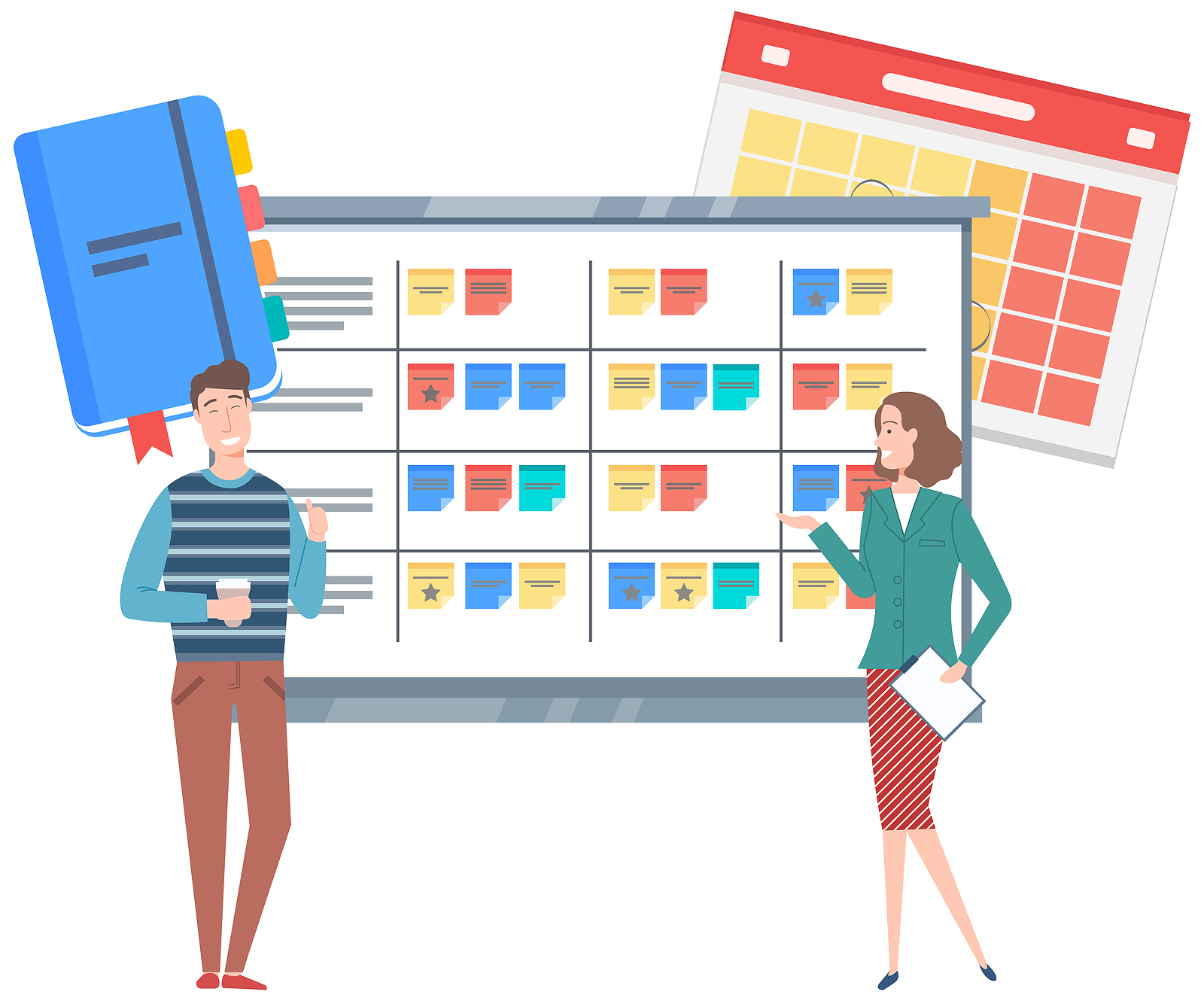 Business strategy planning, project management. Tasks planing concept. Business working process, time management and teamwork. Start up plan process. Data analysis and analytic. Kaizen philosophy